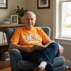 Champion Tennessee Volunteers Grandparent Shirt XL Orange White Tee Volshop New